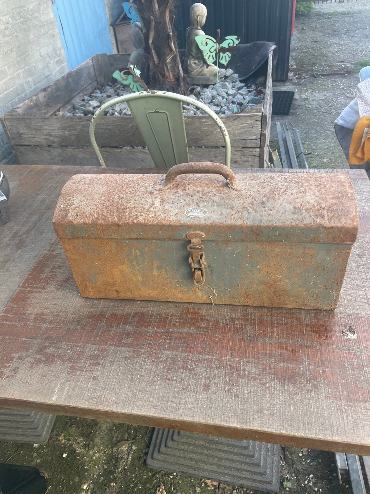 Vintage Bosch EW/UHD 75M Boorhamer met Kist en Accessoires, Ophalen