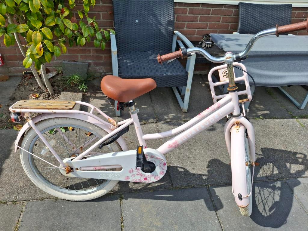 SuperSuper Cooper meisjes fiets, Fietsen en Brommers, Fietsen | Meisjes, Ophalen, Terugtraprem, Gebruikt, Handrem