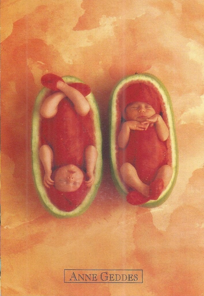 K525 ansichtkaart anne geddes, Ophalen of Verzenden, 1980 tot heden, Ongelopen