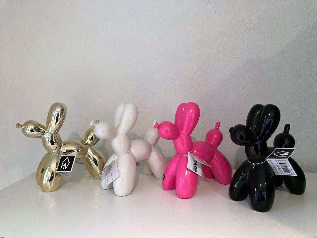 Housevitamin Dog Balloon goud, wit, pink of zwart Nieuw!, Huis en Inrichting, Woonaccessoires | Overige, Zwart, Nieuw, Ophalen of Verzenden