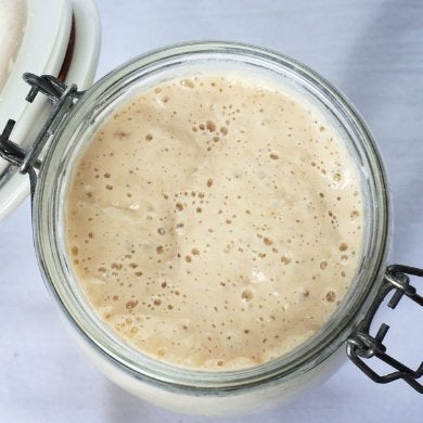 Biologische zuurdesem starter (volkorenmeel), Diversen, Ophalen