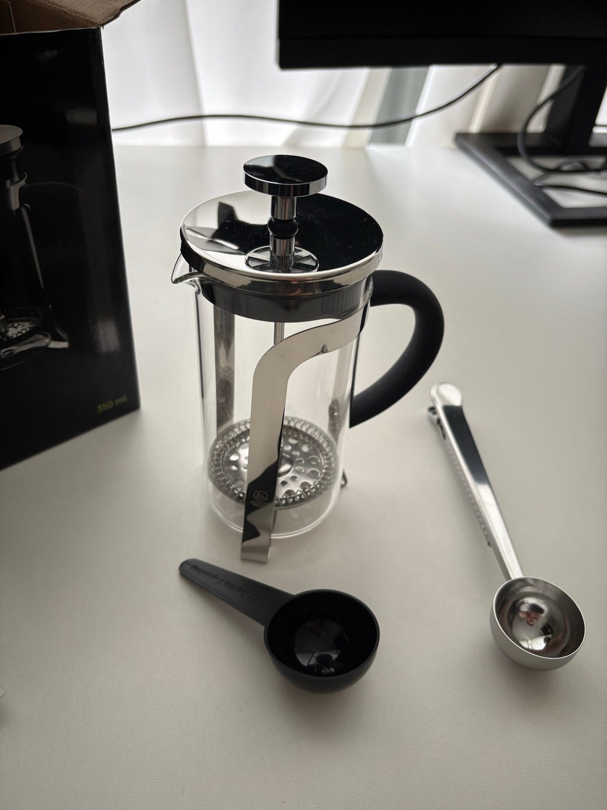Leopold & Vienna Koffie- en Theemaker 350 ml - Nieuw, Ophalen, Overige modellen, Nieuw, Gemalen koffie