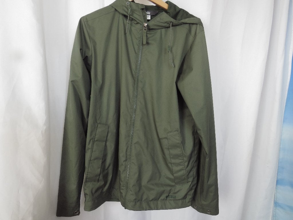groene dunne mesh gevoerde jas mt S Rei Coop, Rei Coop, Ophalen of Verzenden, Gedragen, Groen