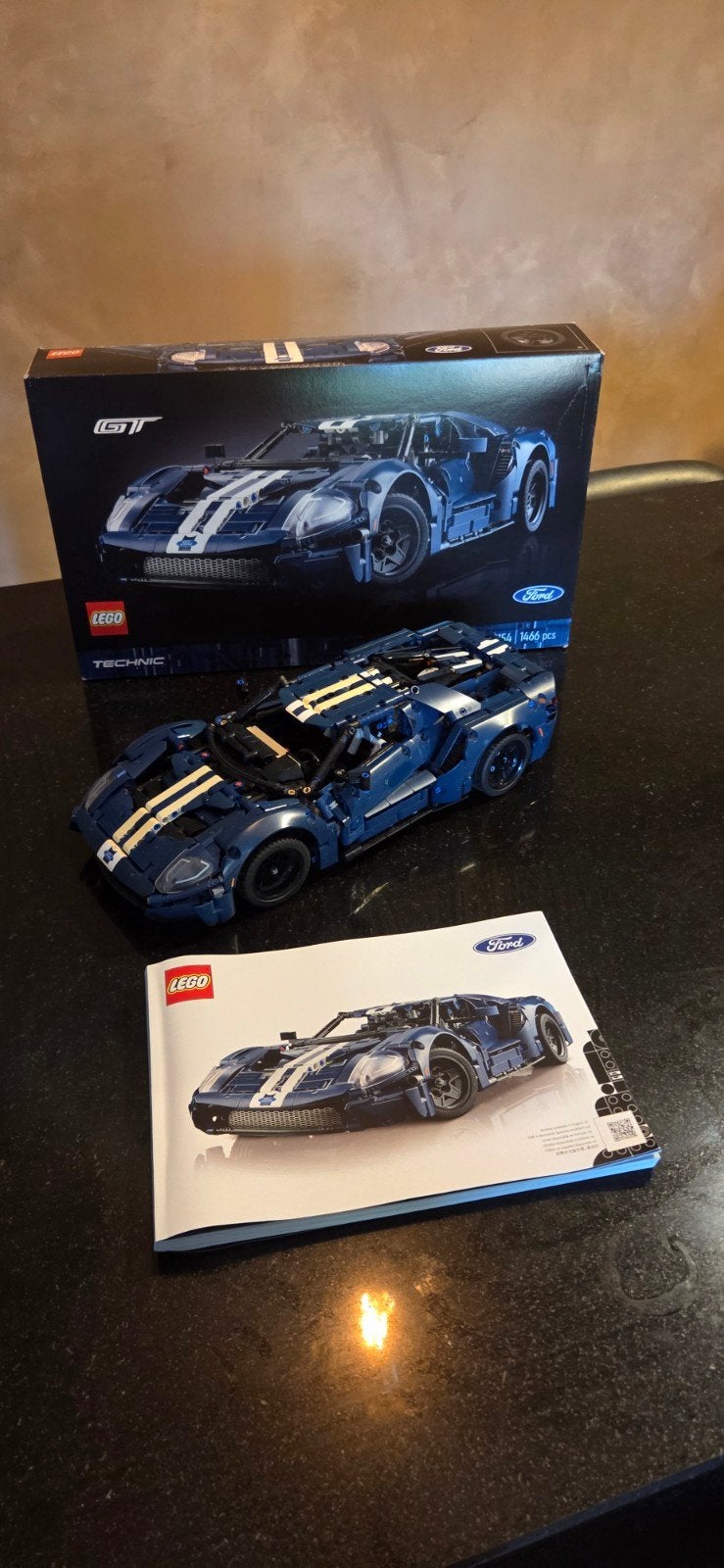 Lego Technic Ford GT. Met doos en boekje!, Auto, Groter dan 1:32, Zo goed als nieuw, Ophalen