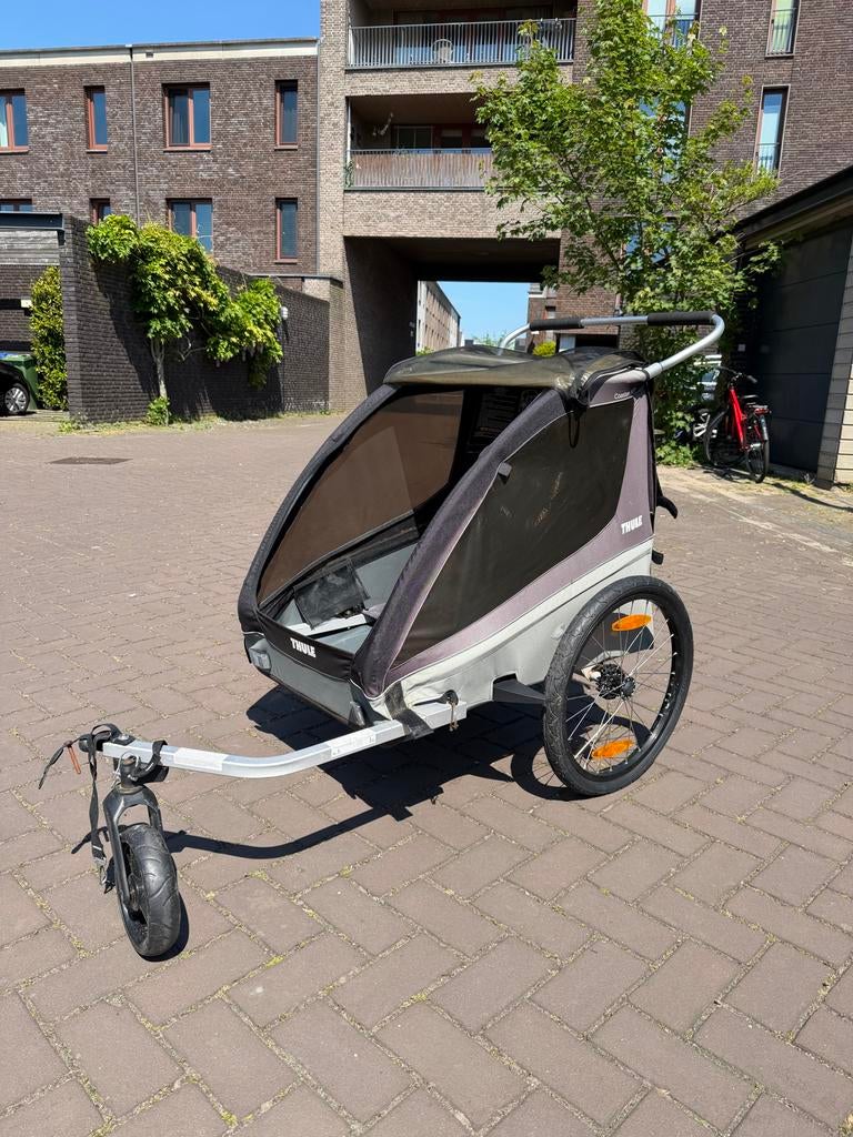 Thule Coaster XT - incl. bevestigingsmaterialen, Fietsen en Brommers, Fietsaccessoires | Aanhangers en Karren, Ophalen, Gebruikt
