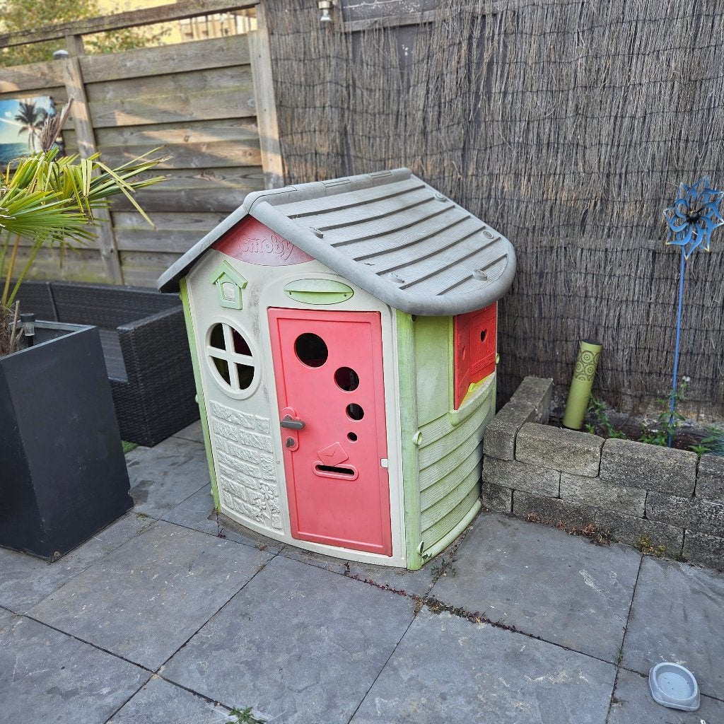 Tuinhuisje kinderen, Tuin en Terras, Tuinhuizen, Kunststof, Gebruikt, Tuinhuis, Ophalen