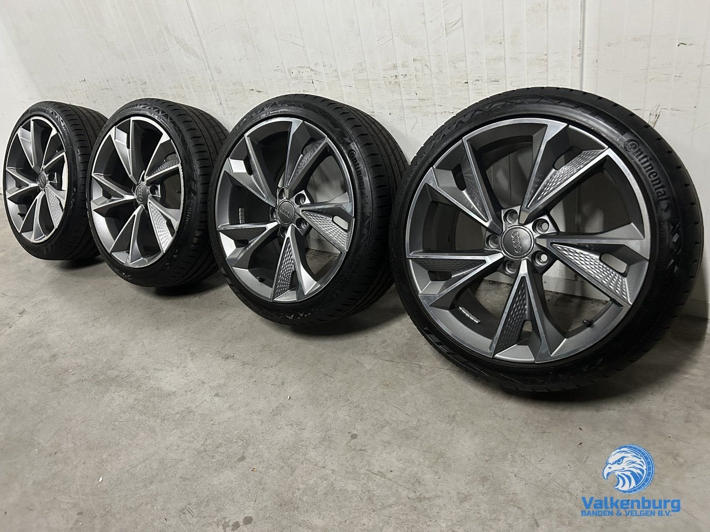 6-7mm! Audi A3 S3 RS6 Look 18 inch velgen 5x112 zomerbanden, 18 inch, Gebruikt, -, -