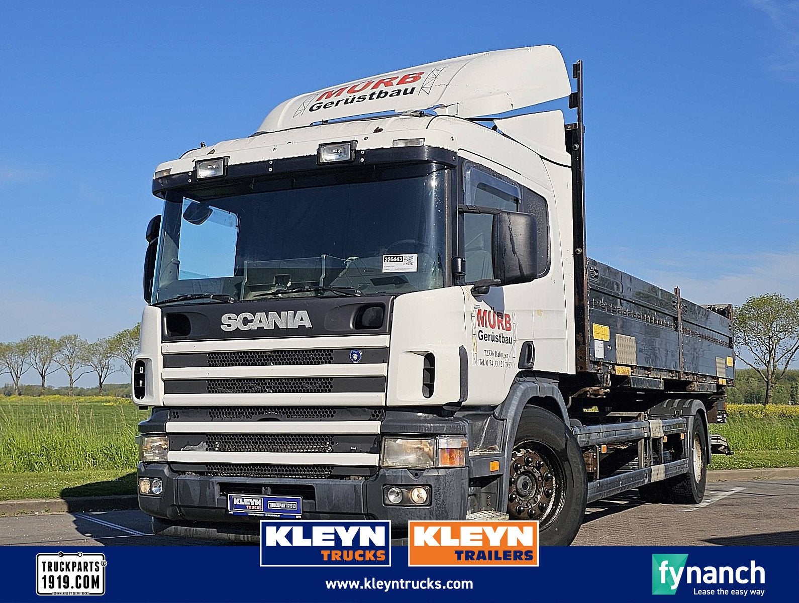 SCANIA P114.380 4x2 german truck, Auto's, Scania, Wit, Te koop, BTW verrekenbaar