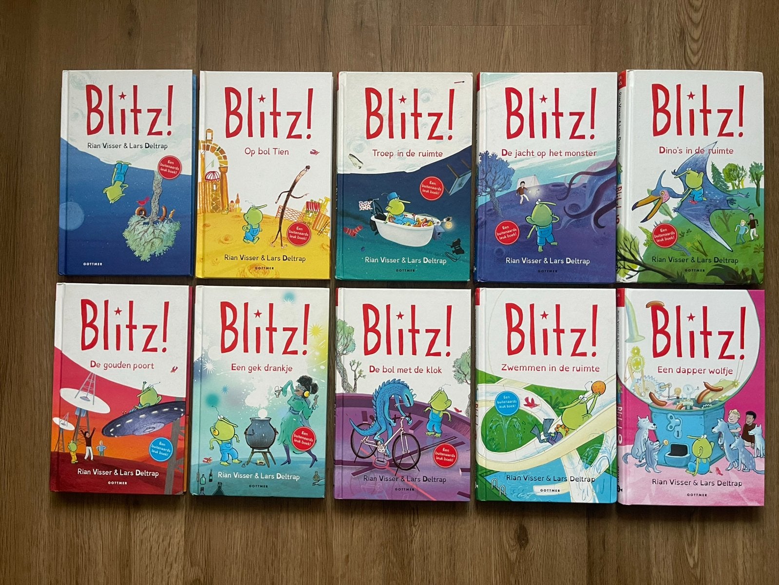 Complete serie Blitz! Deel 1 t/m 10 - Rian Visser, Ophalen of Verzenden, Zo goed als nieuw, Fictie