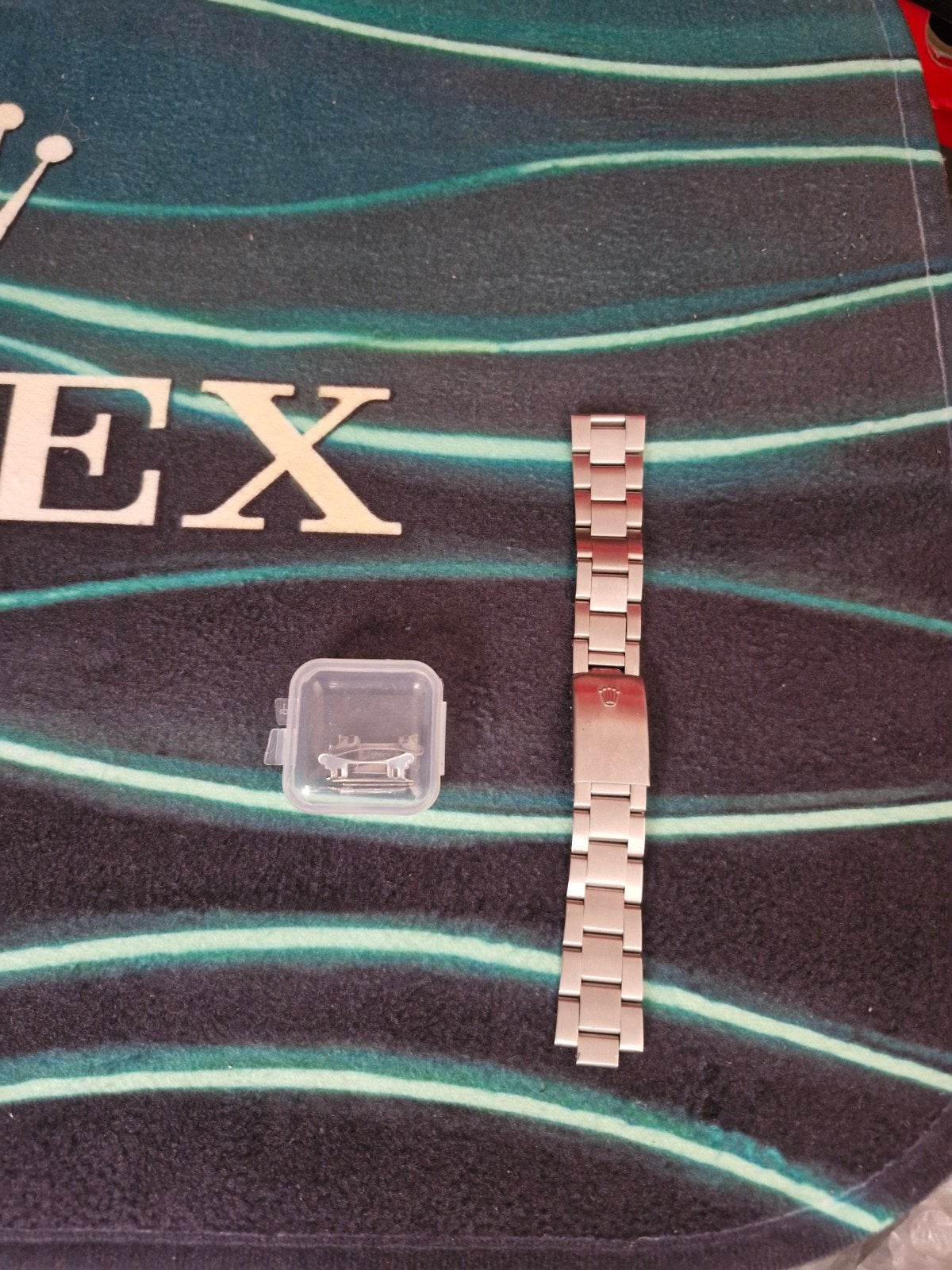 Rolex Oyster Perpetual 6694 stalen horlogeband, Ophalen, Gebruikt, Grijs, Rolex