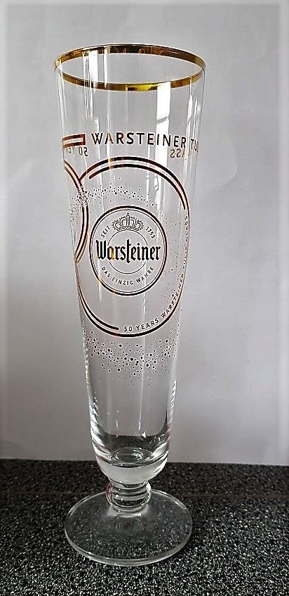 Warsteiner Tulip Glass 50 Years - Limited edition, Verzamelen, Biermerken, Ophalen of Verzenden, Nieuw, Glas of Glazen, Overige merken
