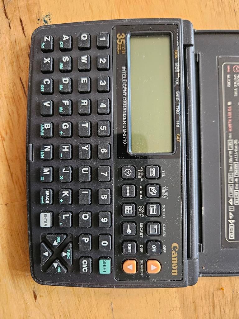 Canon intelligent organizer, Ophalen