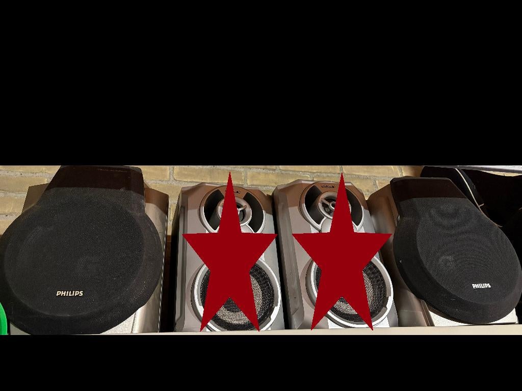 Philips FB 830 PH speakerset, Philips, Gebruikt, Overige typen, Ophalen of Verzenden