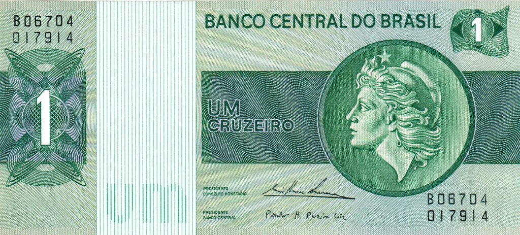 Brazilië 1 cruzeiro 1975 - UNC, Verzenden, Zuid-Amerika, Los biljet
