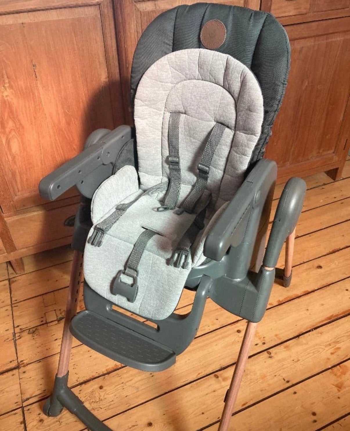 Maxi cosi eetstoel Kinderstoel afneembaar eetblad en gordel, Ophalen of Verzenden, Gebruikt, Overige typen, Afneembaar eetblad