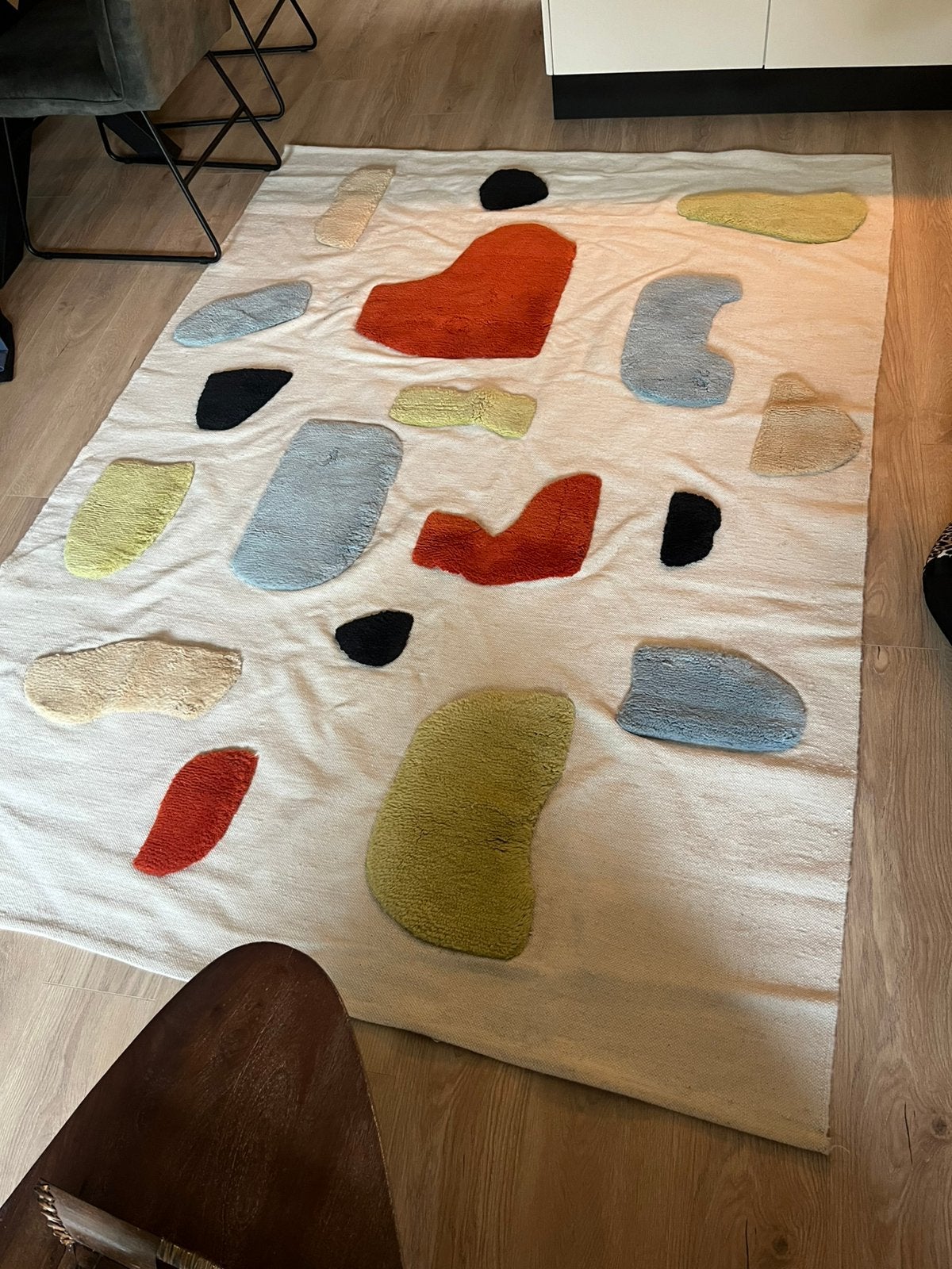 Vloerkleed, Ophalen, 200 cm of meer, Zo goed als nieuw, Groen