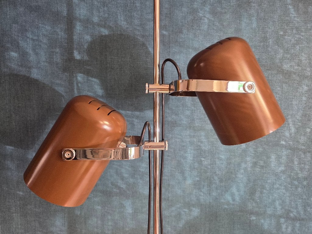 Vintage vloerlamp - Gepo | 2 spots | origineel - Jaren 70, -, -, Zo goed als nieuw, Vintage design space age mid century retro