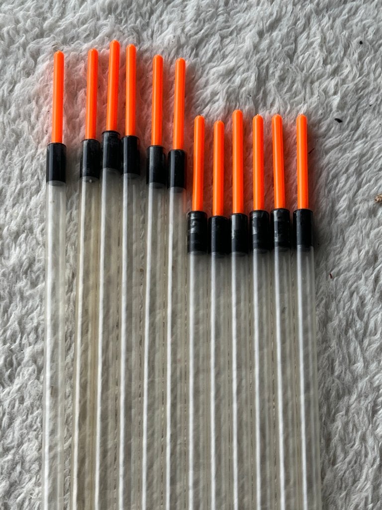 adv 441 / NIEUW mixset 12 matchdobbers / wagglers, Ophalen of Verzenden, Nieuw, Dobber of Lood