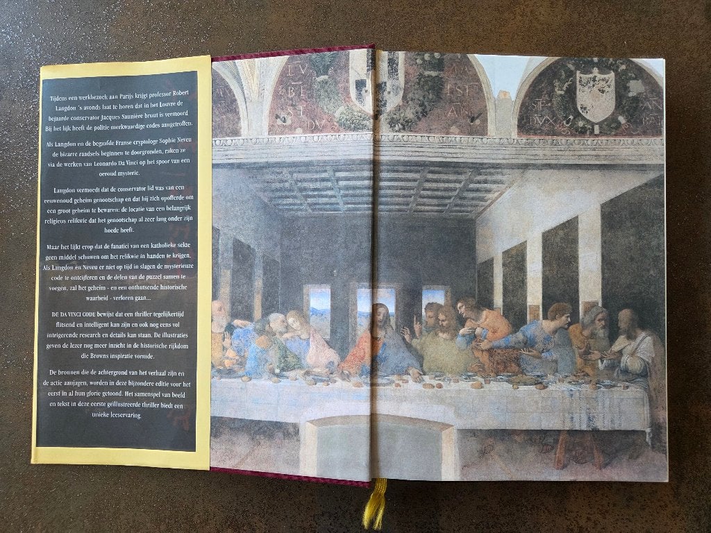 De Da Vinci Code - Dan Brown = Luxe geïllustreerde editie !, Verzenden, Zo goed als nieuw, Dan Brown, Amerika