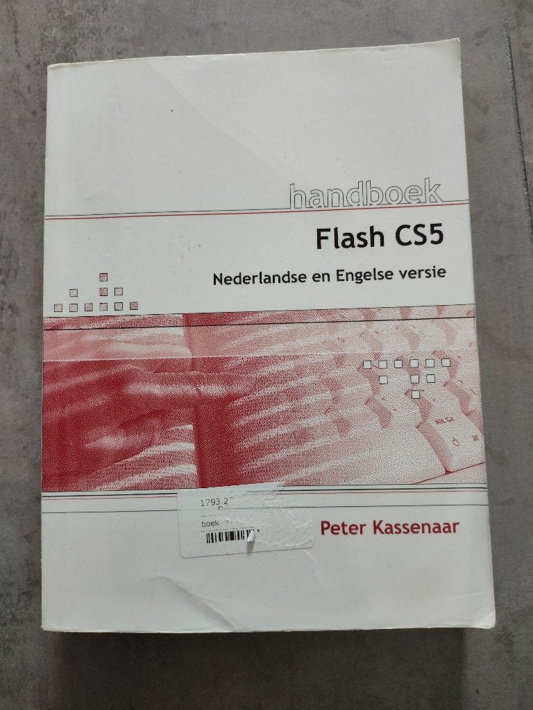 handboek Flash CS5 Nederlandse en Engelse versie, Ophalen of Verzenden, Alpha, HBO