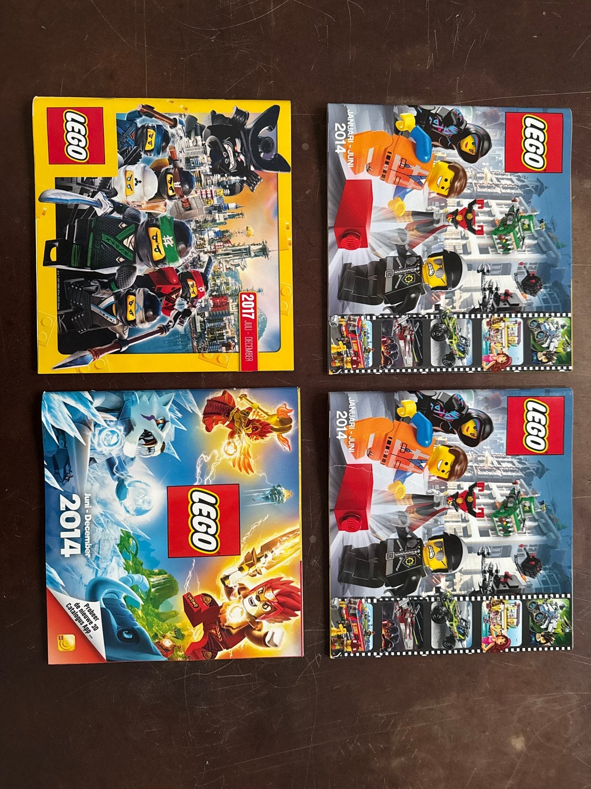 Lego Catalogus Collectie 2014 & 2017 - 4 Stuks, Ophalen of Verzenden, Gebruikt, Overige typen, Lego