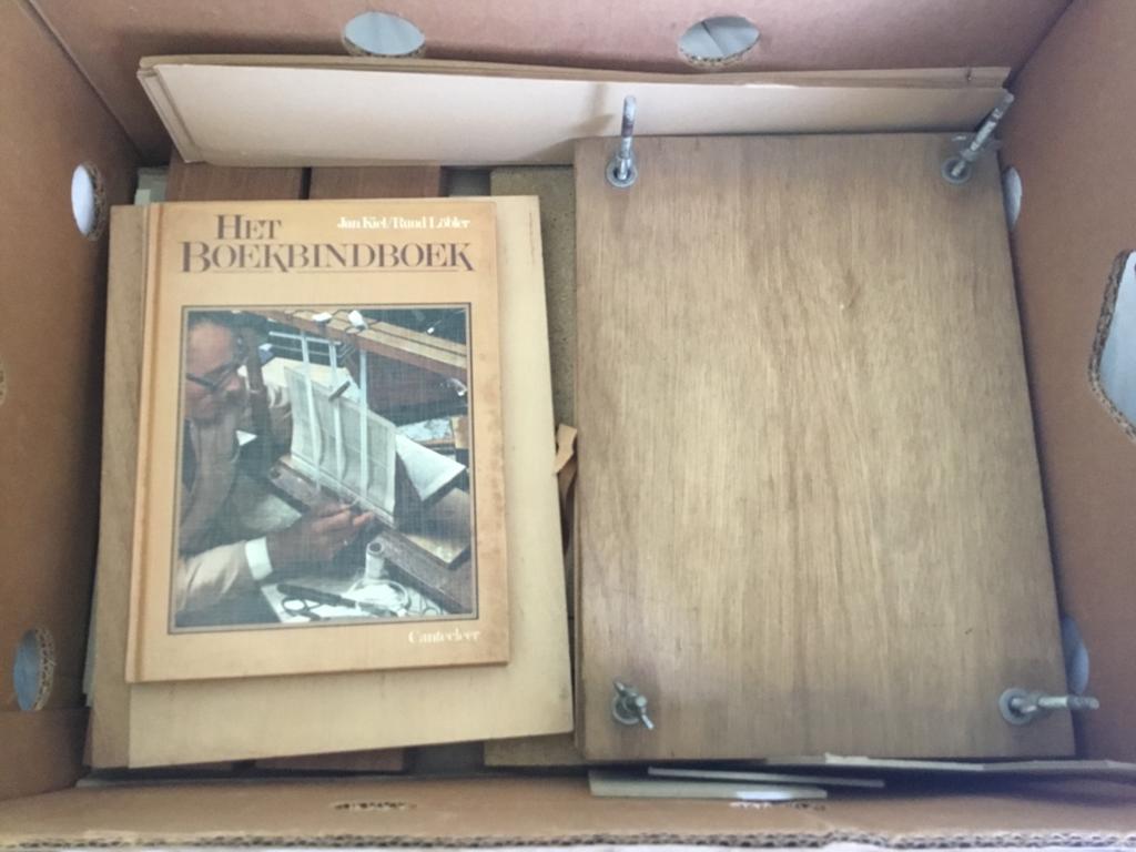 Boekbind spullen, Ophalen, Gebruikt