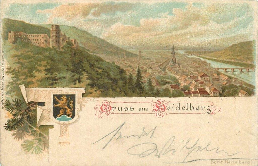 701-306-009 Heidelberg, Verzenden, Voor 1920, Duitsland