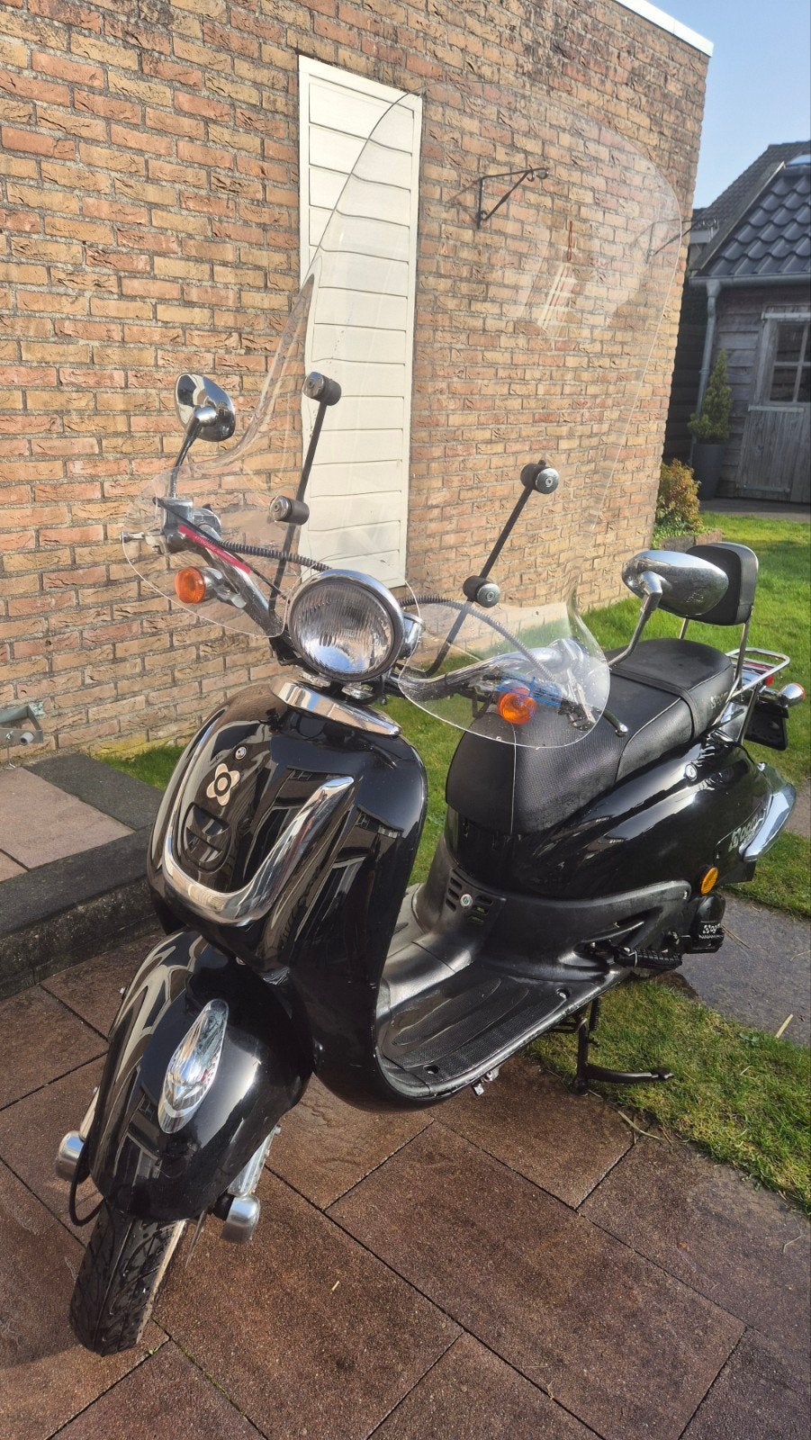 Retro scooter, Fietsen en Brommers, Snorfietsen en Snorscooters, Ophalen, Gebruikt, Benzine, Overige merken