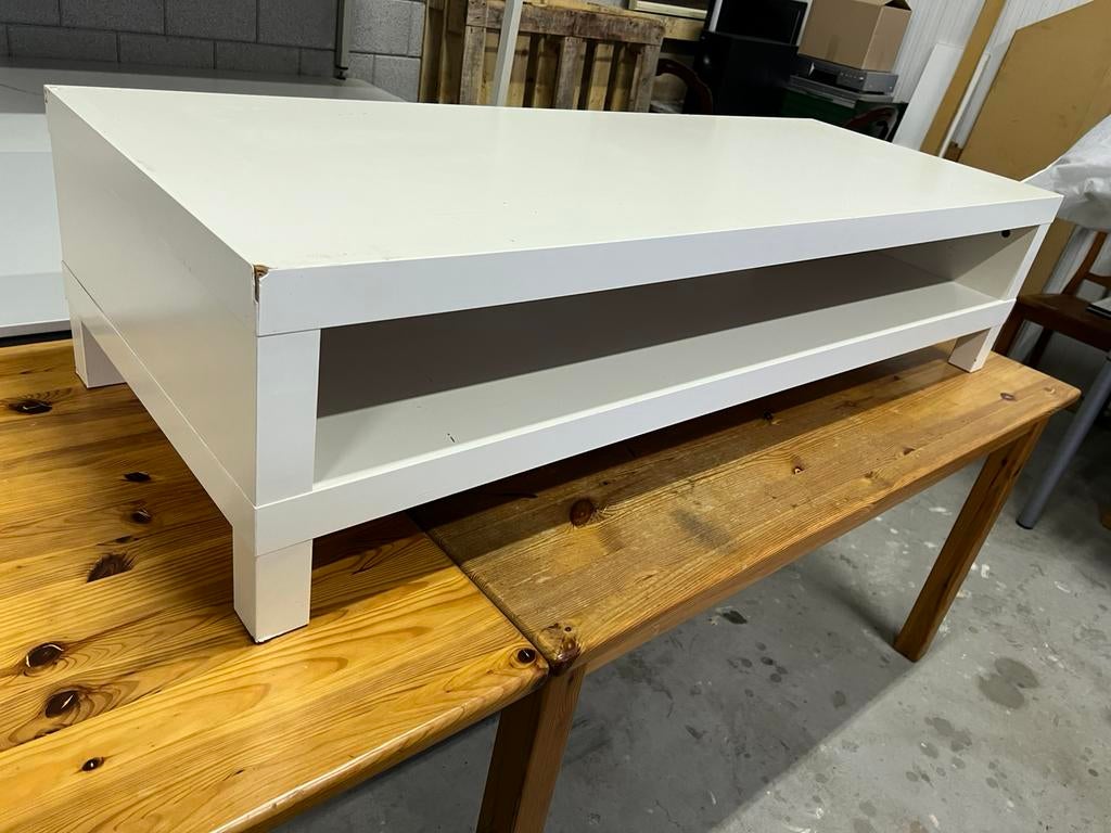 Salontafel Kamermeubel Televisiemeubel Leuk om te schilderen, Gebruikt, 100 tot 150 cm, Vintage, Ophalen of Verzenden
