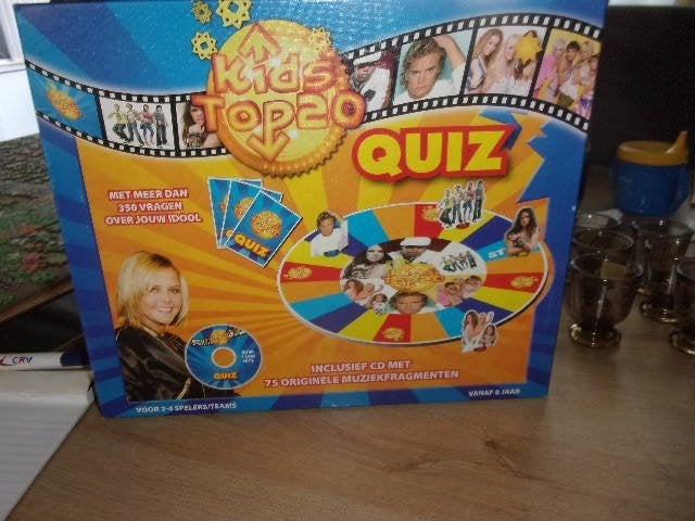nieuw top 20 quize, Hobby en Vrije tijd, Gezelschapsspellen | Bordspellen, Drie of vier spelers, Ophalen of Verzenden, Nieuw