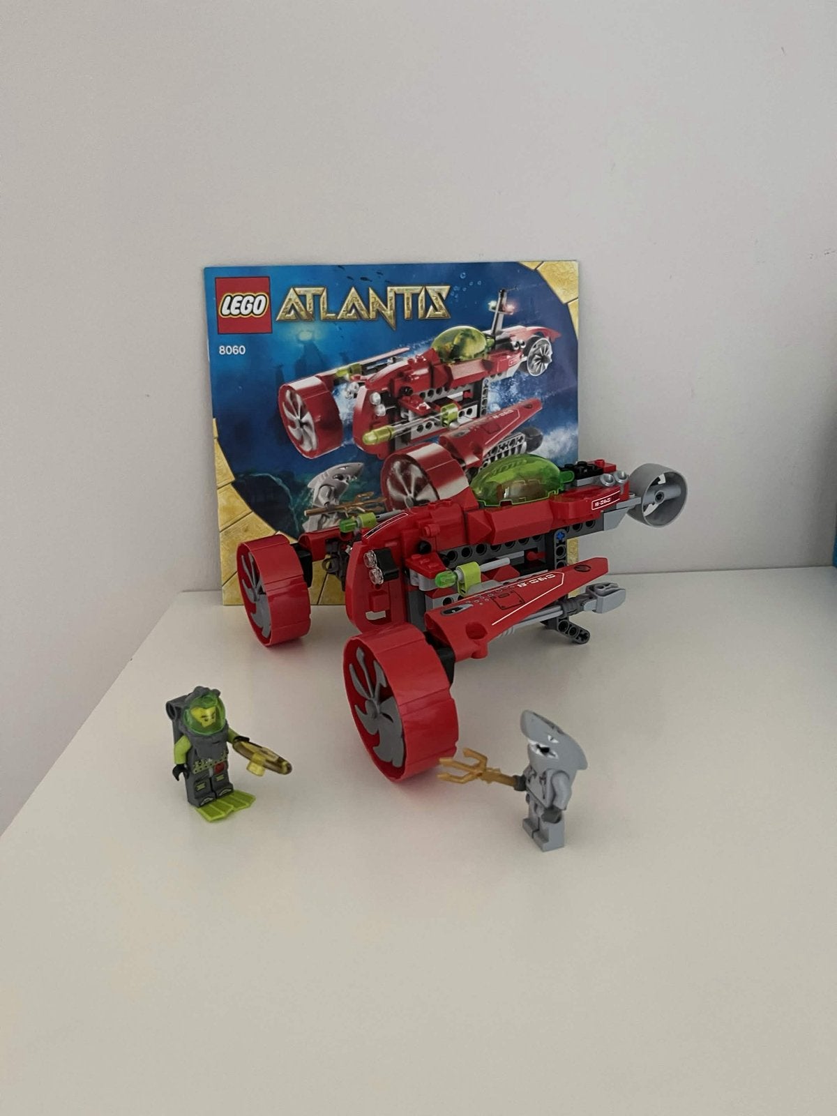 Lego atlantis typhoon turbo onderzeeër 8060, Ophalen of Verzenden, Zo goed als nieuw