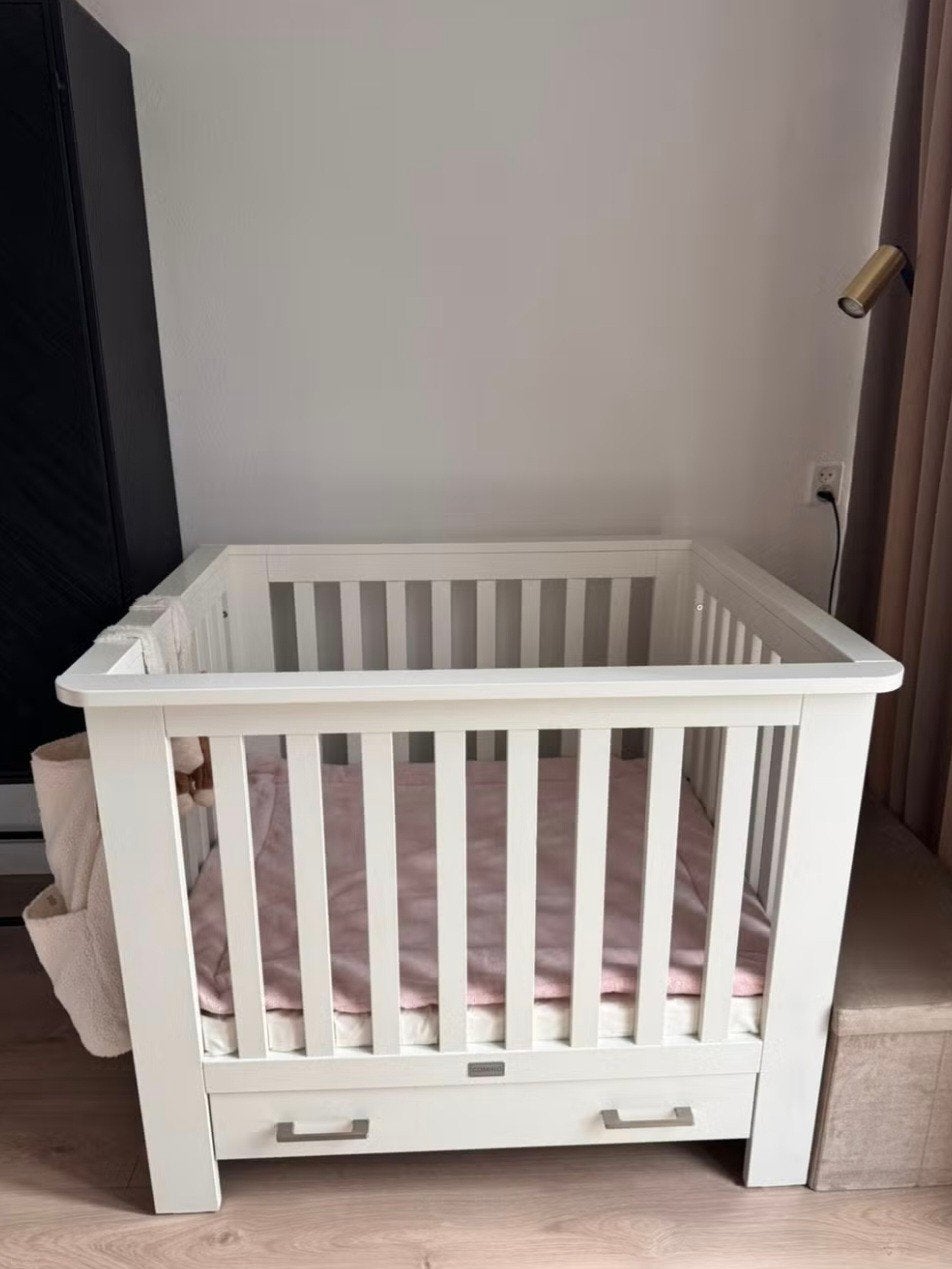 Coming Kids New Basic babybox met lade en verstelbare bodem, Kinderen en Baby's, Boxen, Ophalen, Zo goed als nieuw, Rechthoekig
