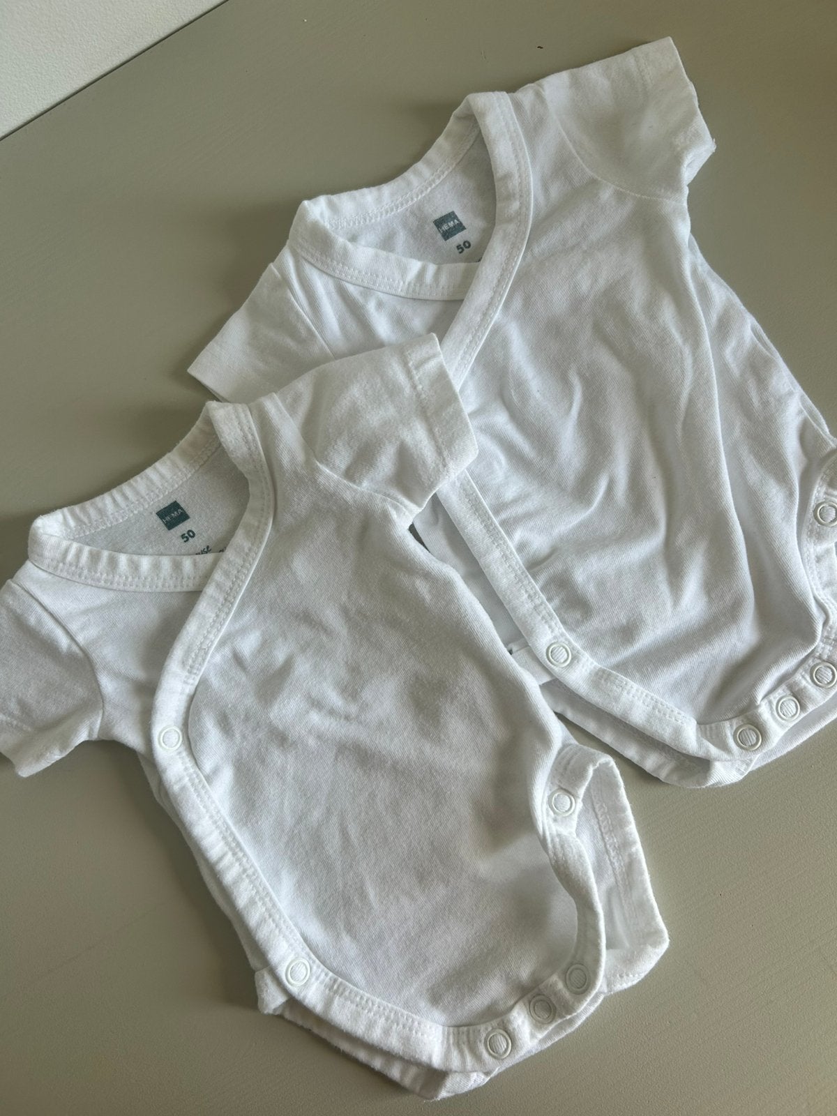 Overslag rompers korte mouwen, Verzenden, Zo goed als nieuw, Jongetje of Meisje, Nacht- of Onderkleding