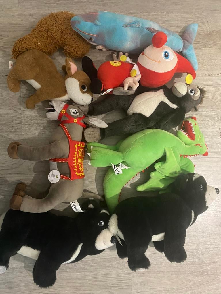 Diverse knuffels uit de Efteling aangeboden, Verzamelen, Ophalen, Zo goed als nieuw, Overige typen
