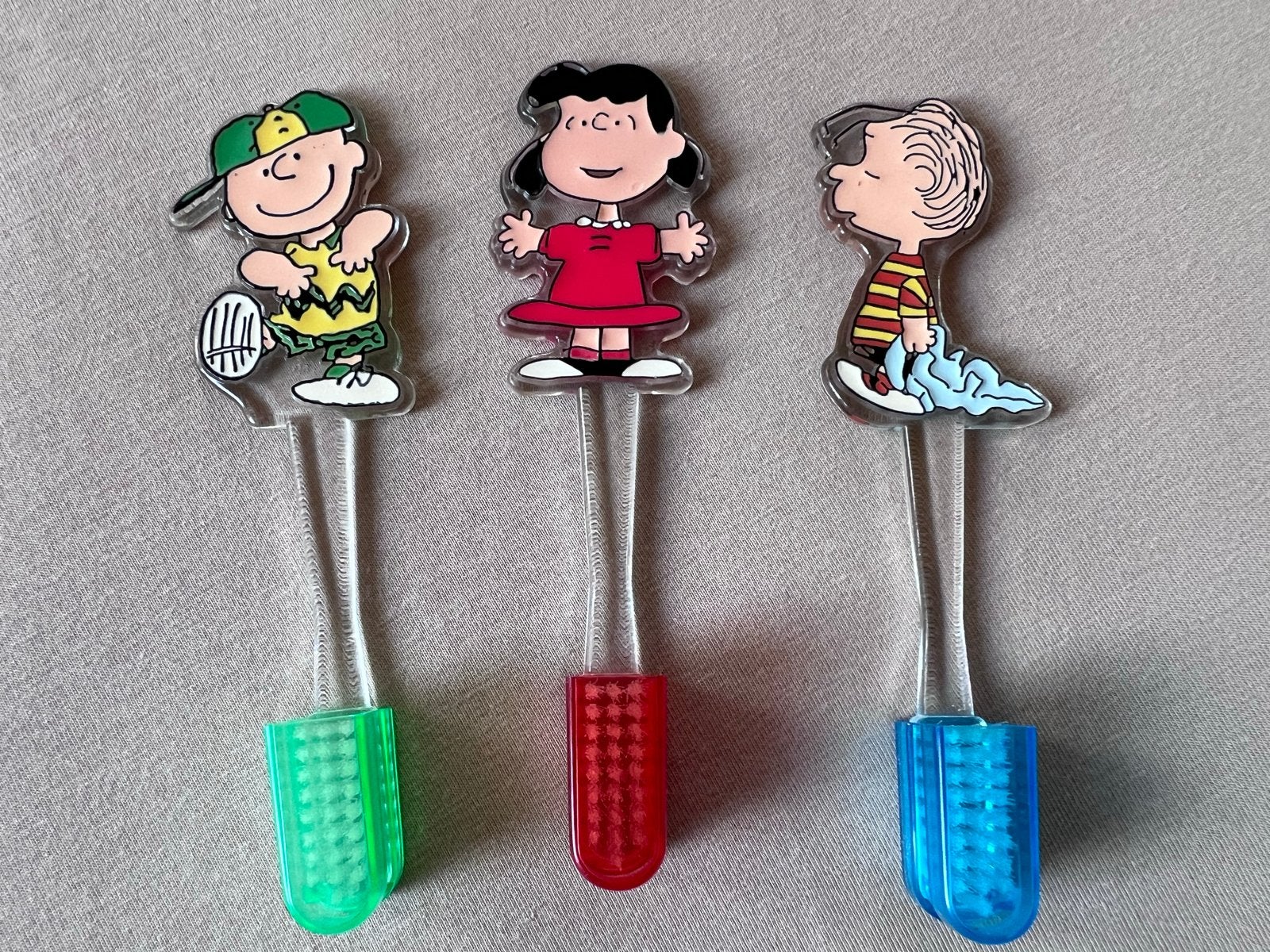 Peanuts tandenborstels - Lucy, Charlie, Linus, Ophalen, Zo goed als nieuw
