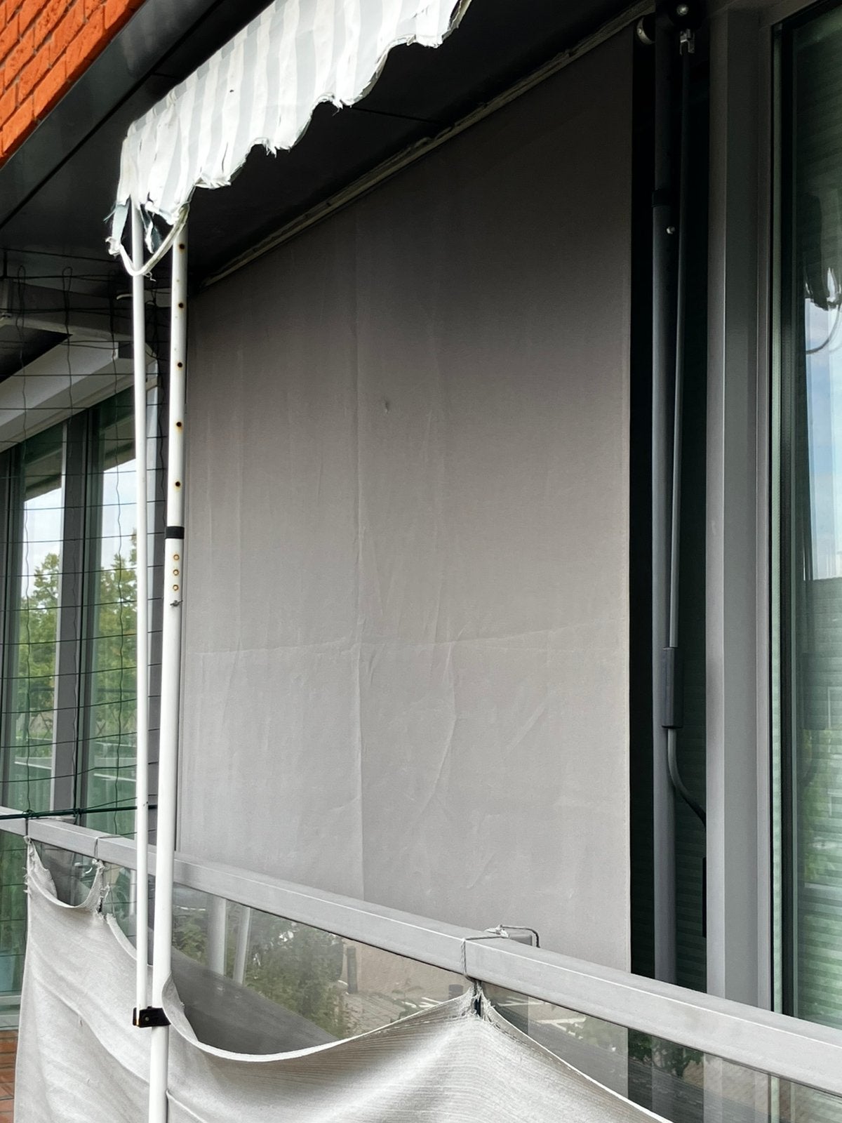Outsunny zijluifel klemluifel screen 2m breed 1 jaar oud, Ophalen, 150 tot 300 cm, Screen, Minder dan 250 cm