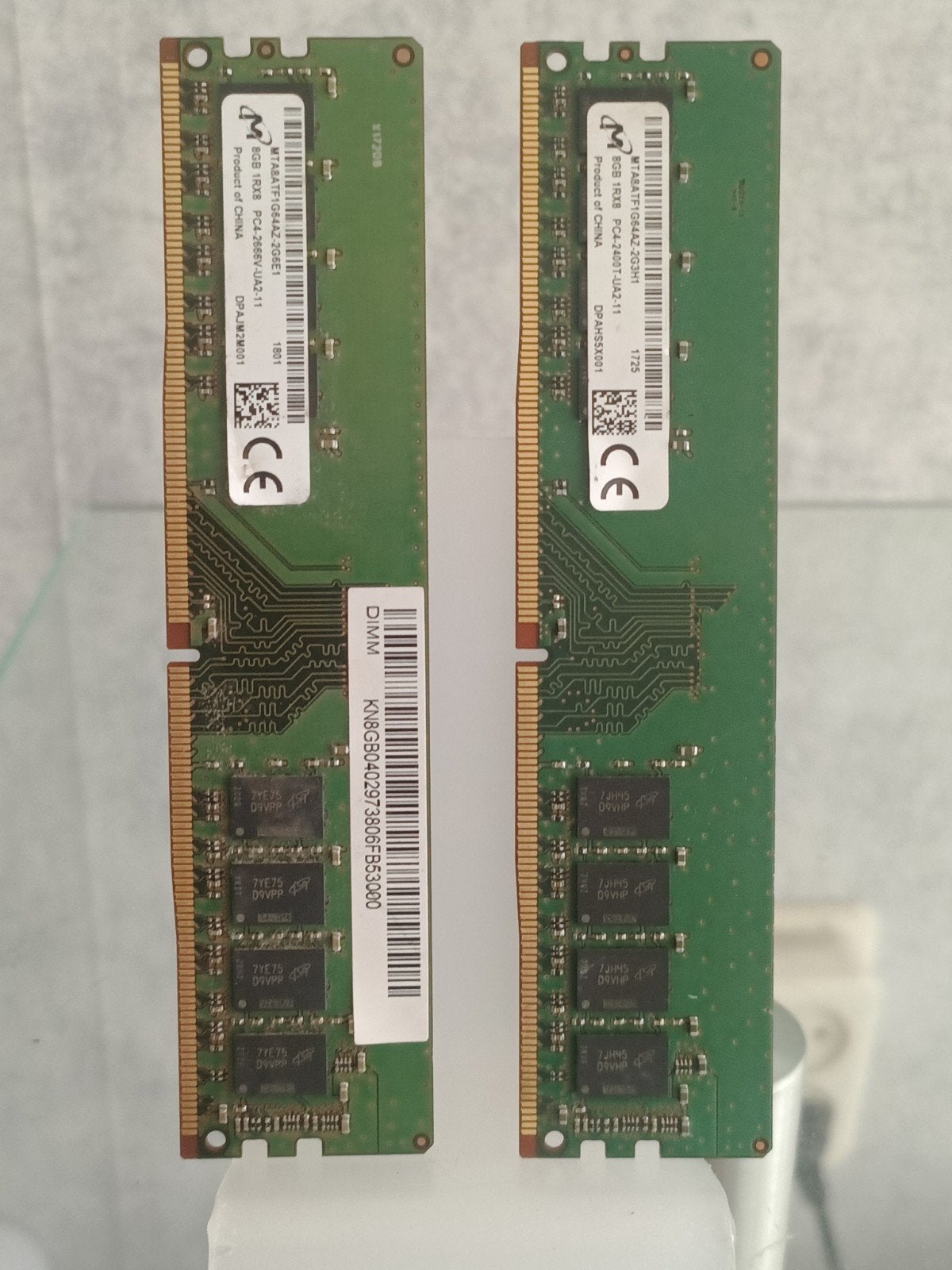 micron 16GB kitt 2x 8GB DDR4, DDR4, Ophalen of Verzenden, Zo goed als nieuw, Desktop