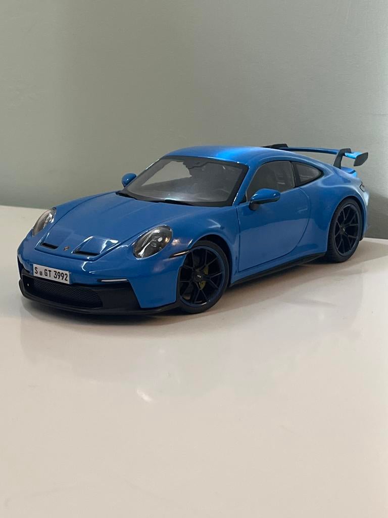 Porsche gt3 1:18, Ophalen of Verzenden, Zo goed als nieuw, Auto, Overige merken