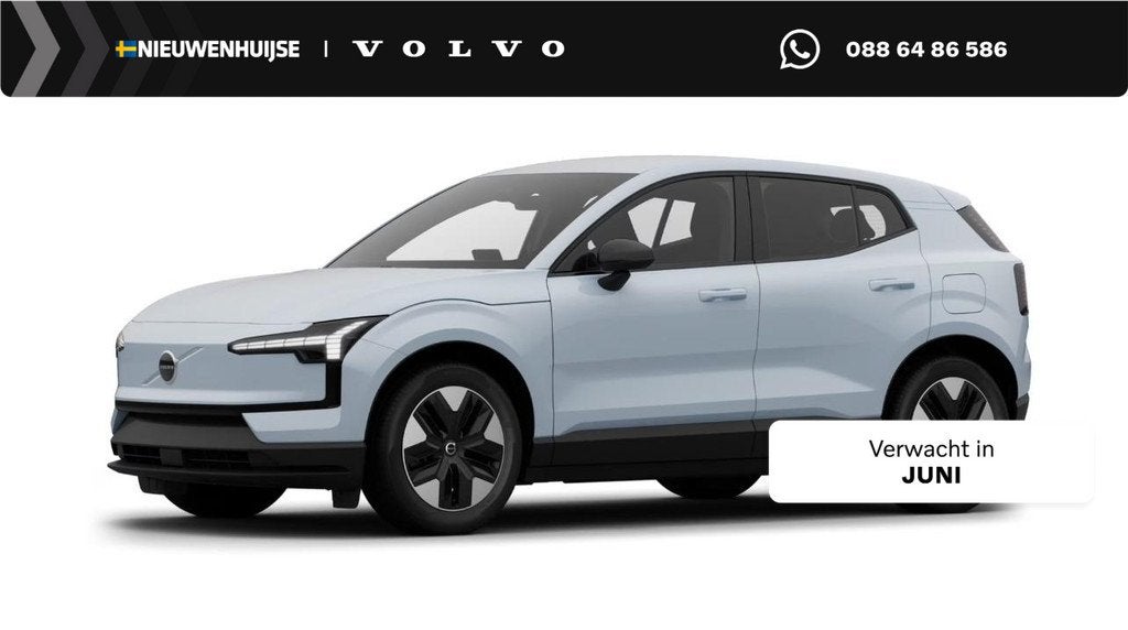 Volvo EX30 P3 Plus Europa 51 kWh | Snel Leverbaar | Elektris, Auto's, Volvo, Automaat, Achterwielaandrijving, Blauw, Leder en Stof