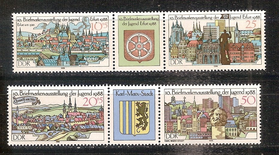 DDR 3173-3176 pf, Ophalen of Verzenden, DDR, Postfris