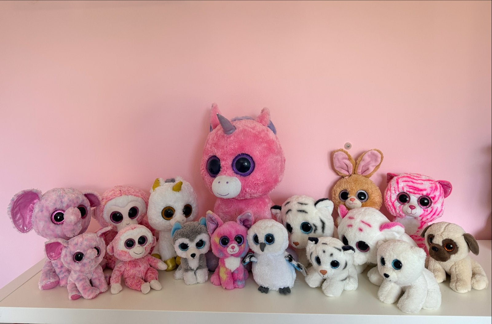 16 Ty Beanie Boo knuffels - Grote collectie!, Kinderen en Baby's, Ophalen of Verzenden, Middelgroot (20 tot 80 cm), Meerkleurig