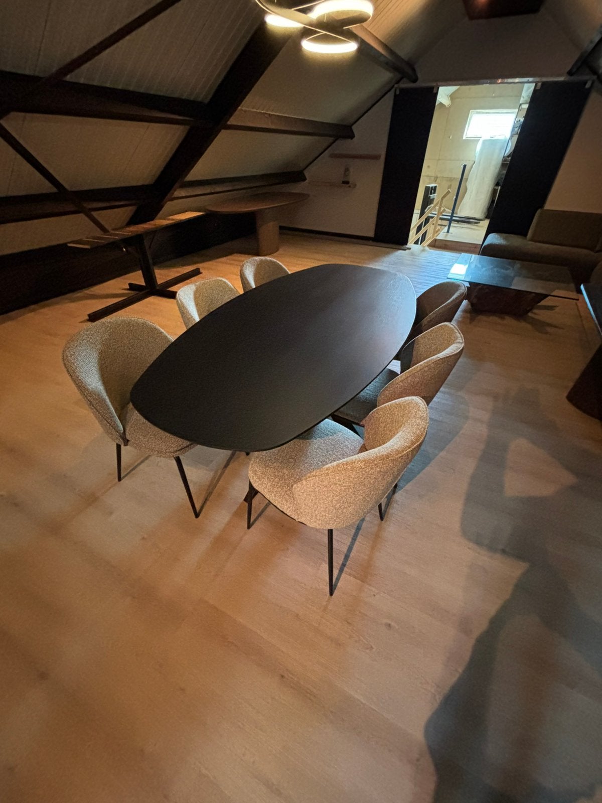 Diverse eiken showroomtafels te koop, 100 tot 150 cm, -, -, Eikenhout