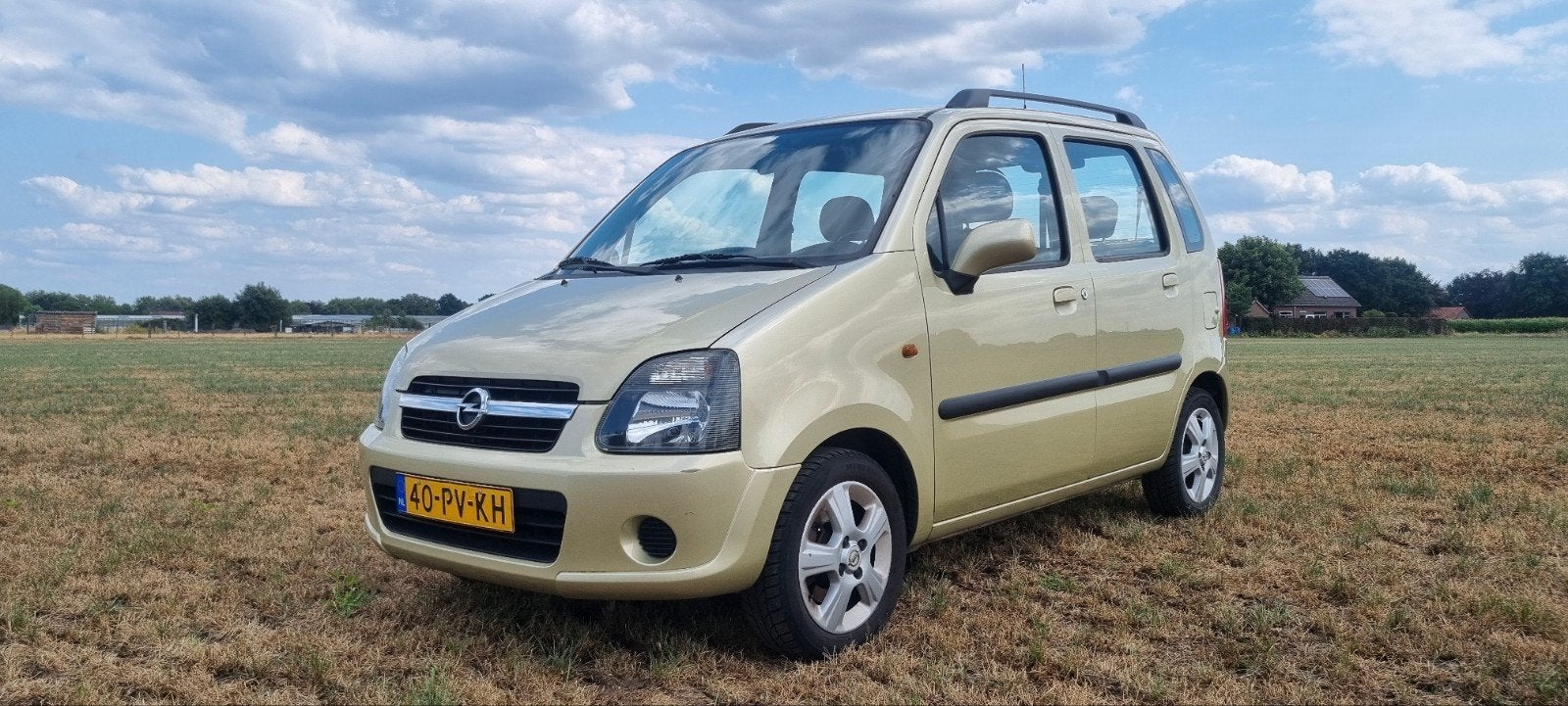 Opel Agila 1.2 16V Twinport 2005 Geel, Voorwielaandrijving, 40 €/maand, 4 cilinders, 1229 cc