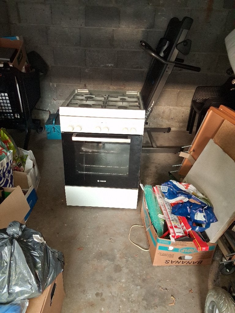 bosch gasfornuis, Witgoed en Apparatuur, Ophalen, Gebruikt, 4 kookzones, 85 tot 90 cm
