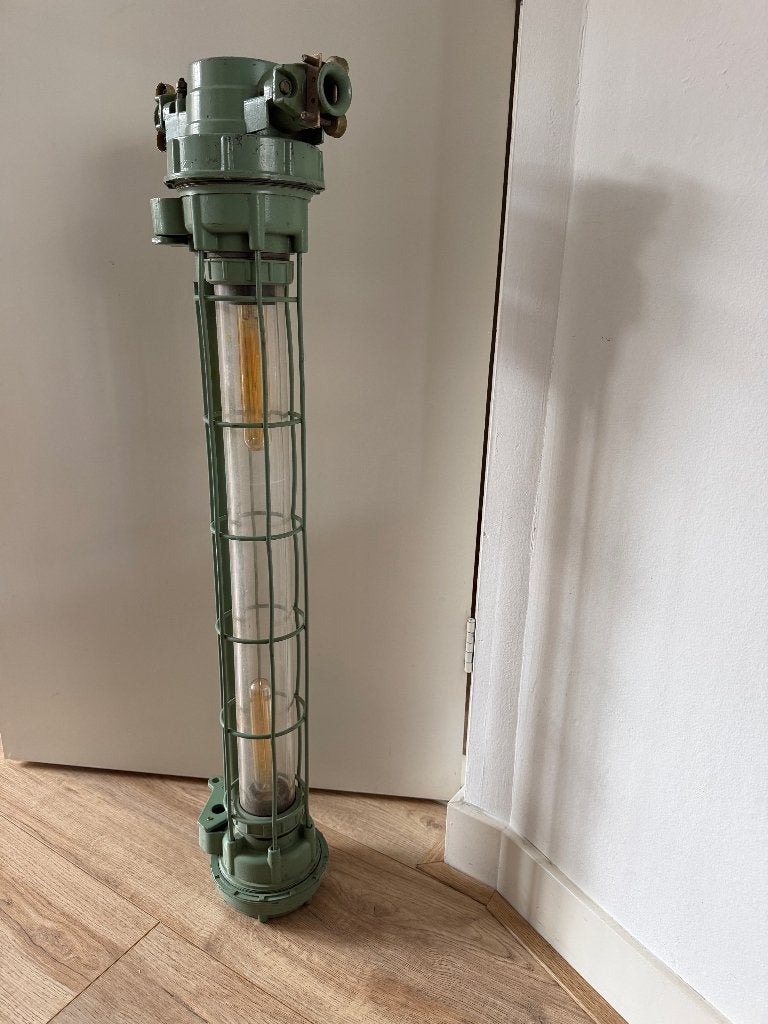 Industriële mijnlamp, Ophalen