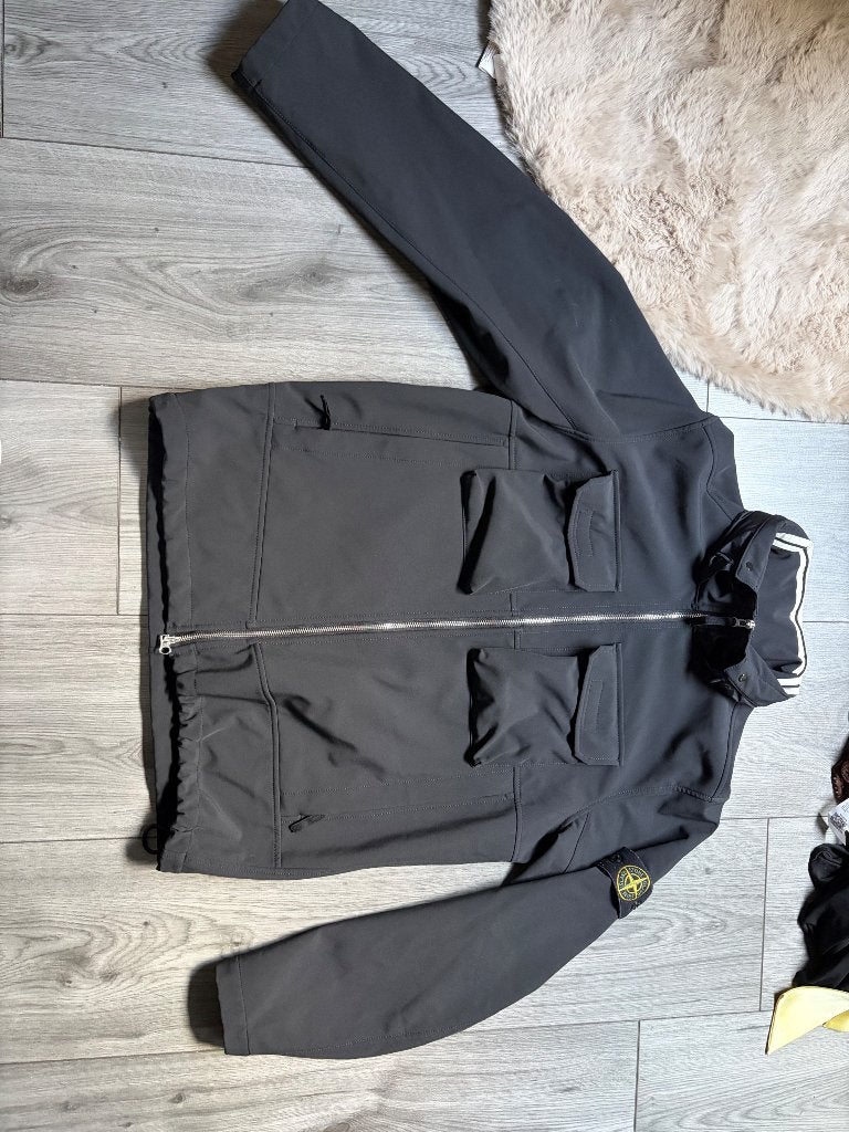 Stone Island soft Shell jas, Kleding | Heren, Maat 52/54 (L), Verzenden, Zwart, Stone Island