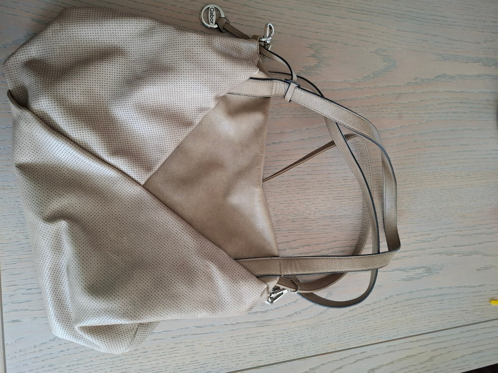 Gabor handtas beige - Zo goed als nieuw, Ophalen of Verzenden, Zo goed als nieuw, Beige, Handtas