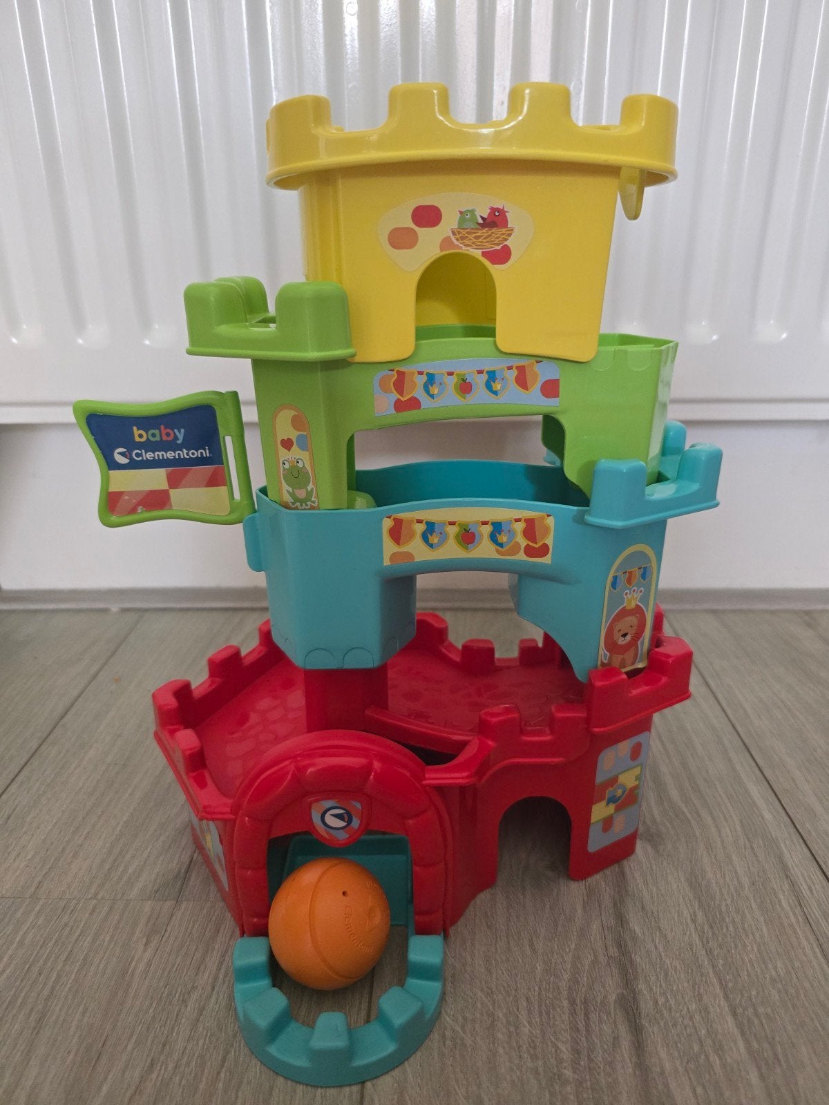 Baby Clementoni Kasteel Stapeltoren met Bal, Ophalen