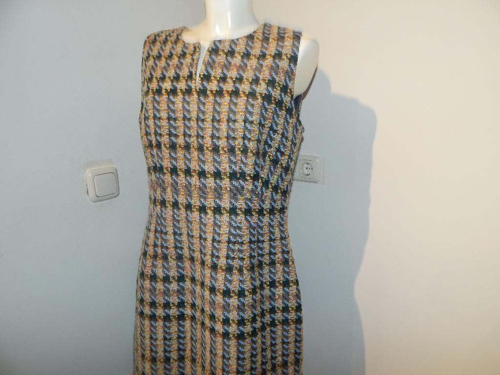 Natan Edition 5 beeldschone jurk ruiten en kleuren mt 44, Kleding | Dames, Overige kleuren, Verzenden, Maat 42/44 (L), Zo goed als nieuw