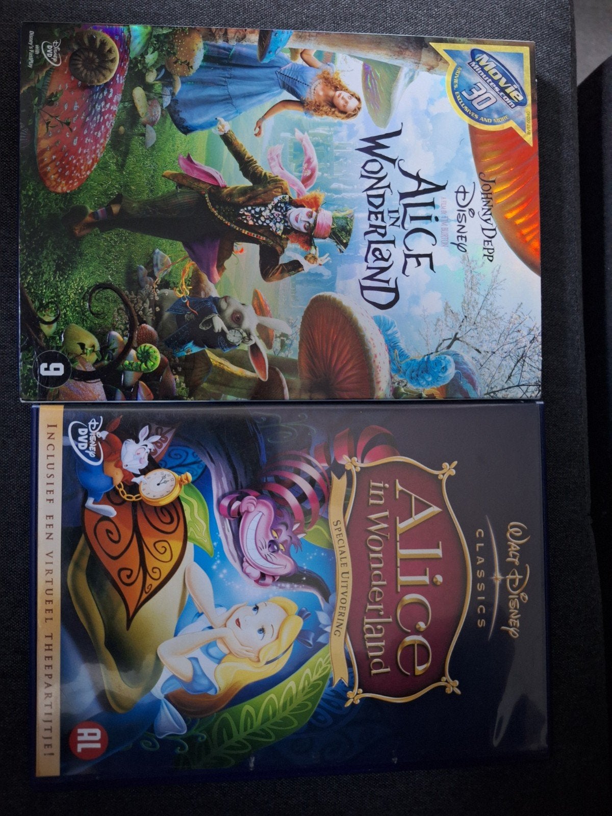 Alice in Wonderland DVD Collectie (2 films), Cd's en Dvd's, Dvd's | Tekenfilms en Animatie, Gebruikt, Animatie, Amerikaans, Nederlands